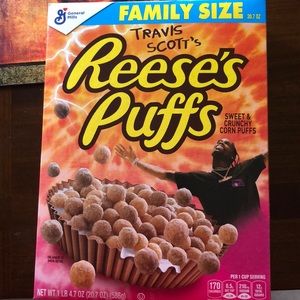 Reese’s puff Travis Scott cereal